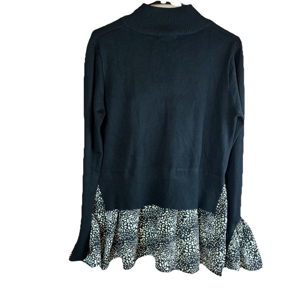 Quiz Women’s Black Sweater Blouse New Size Medium New With Tags